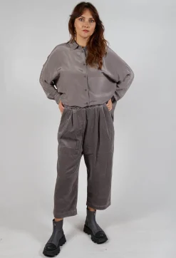 Amici Trousers^Balloon Leg Trousers in Iron