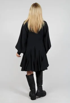 Mei Meij Dresses^Balloon Sleeve Dress in Nero