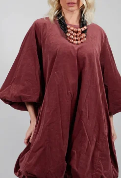 Amici Dresses^Balloon Sleeve Dress in Rust