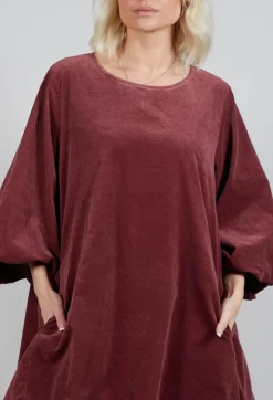 Amici Dresses^Balloon Sleeve Dress in Rust