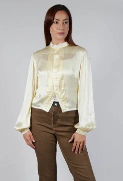 Umit Unal Shirts & Blouses^Balloon Sleeve Prairie Blouse in Original Yellow