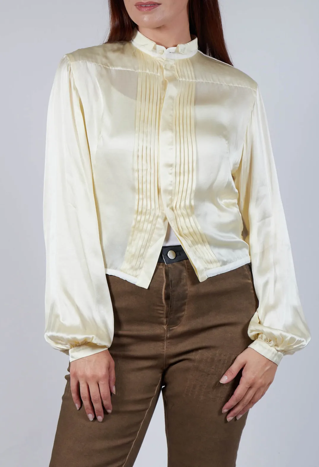 Umit Unal Shirts & Blouses^Balloon Sleeve Prairie Blouse in Original Yellow