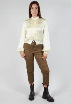 Umit Unal Shirts & Blouses^Balloon Sleeve Prairie Blouse in Original Yellow