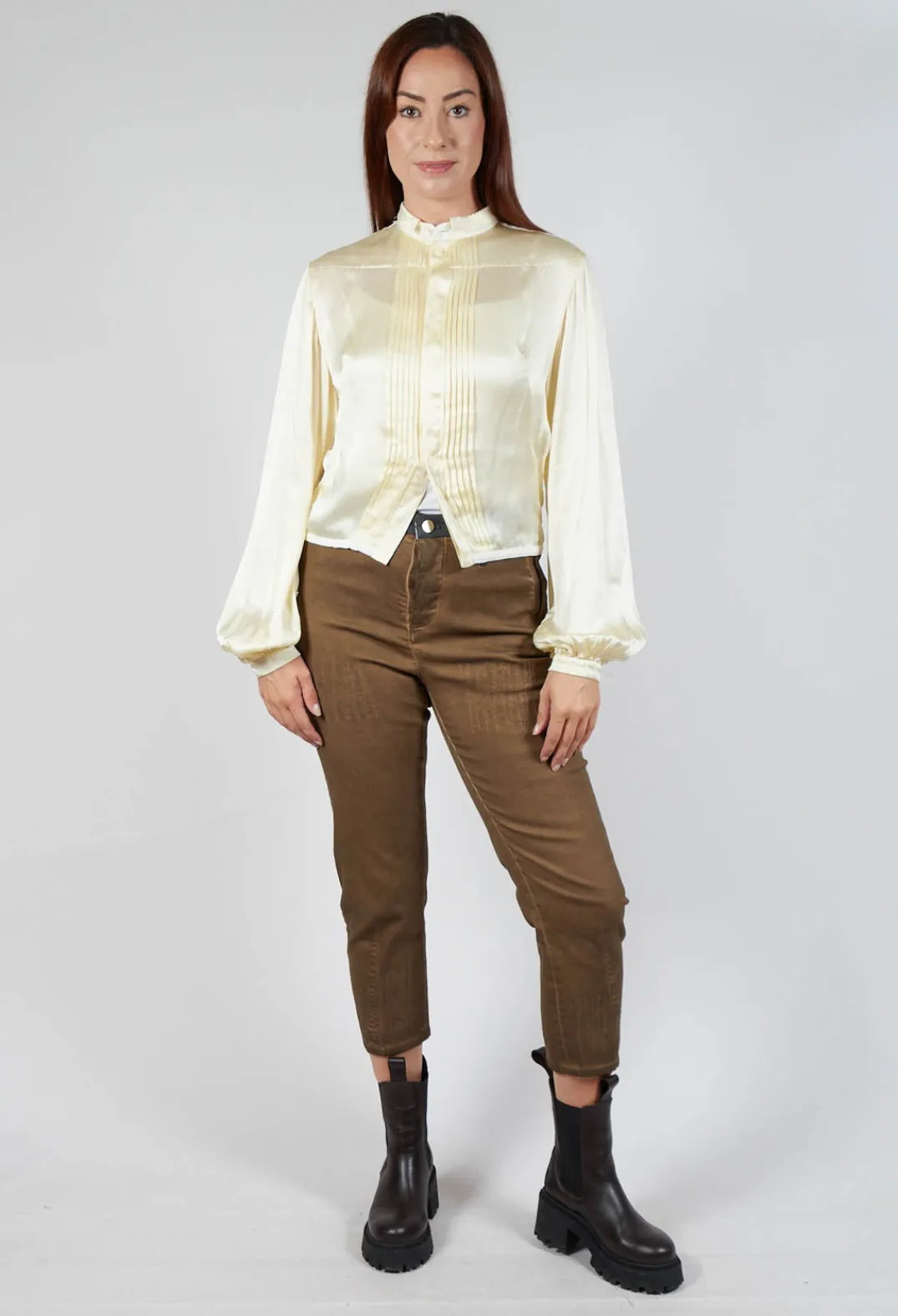 Umit Unal Shirts & Blouses^Balloon Sleeve Prairie Blouse in Original Yellow