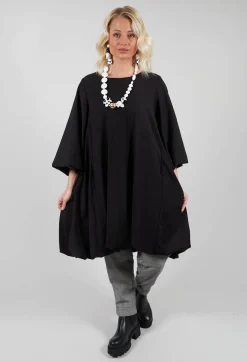 Amici Dresses^Balloon Sleeve Tunic Dress in Black