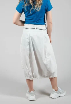 Rundholz Dip Skirts^Balloon Style Skirt with Drawstring in Star White