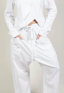 Pal Offner Trousers^Balloon Trousers in White