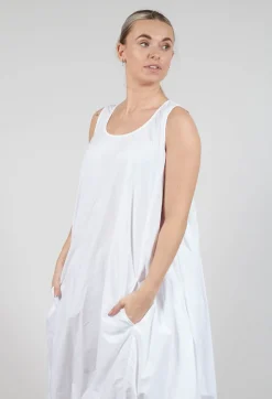 Rundholz Dip Dresses^Balloon-Shaped Dress with Pull Toggle Hemline in Semi Bleach