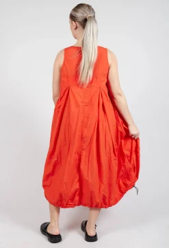 Rundholz Dip Dresses^Balloon-Shaped Dress with Pull Toggle Hemline in Mandarine