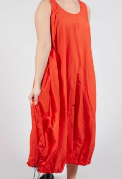 Rundholz Dip Dresses^Balloon-Shaped Dress with Pull Toggle Hemline in Mandarine