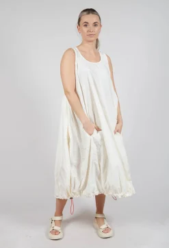 Rundholz Dip Dresses^Balloon-Shaped Dress with Pull Toggle Hemline in Greige