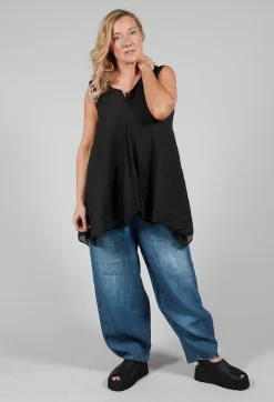 Kedziorek Tops^Bardot Top in Black