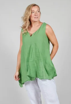 Kedziorek Tops^Bardot Top in Green