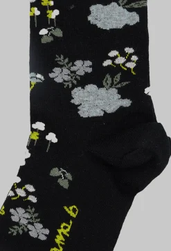Mama B Socks^Basso F Floral Socks in Nero