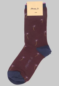 Mama B Socks^Basso F Socks in Radichhio