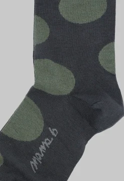 Mama B Socks^Basso P Spot Socks in Linfa