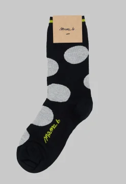 Mama B Socks^Basso P Spot Socks in Nero