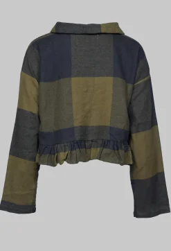 Les Ours Jackets^Batiste Short Jacket in Carreaux Bronze