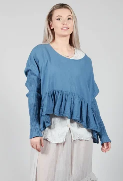 Privatsachen Shirts & Blouses^Bauchlos Shirt in Oxalis Blue