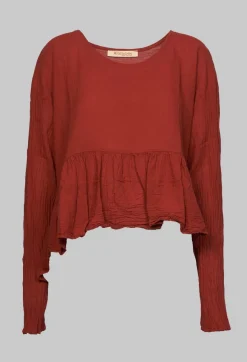 Privatsachen Shirts & Blouses^Bauchlos Shirt in Rost Orange