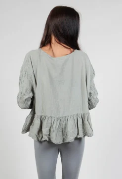 Privatsachen Shirts & Blouses^Bauchlos Shirt in Salbei Green