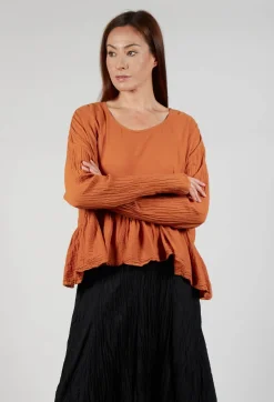 Privatsachen Shirts & Blouses^Bauchlos Shirt in Wurzel Orange
