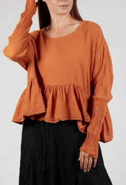 Privatsachen Shirts & Blouses^Bauchlos Shirt in Wurzel Orange