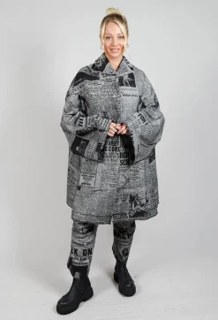 Rundholz Dip Coats^Bell Sleeve Coat in Moonwalk