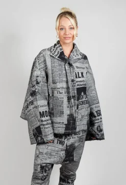 Rundholz Dip Jackets^Bell Sleeve Jacket in Moonwalk