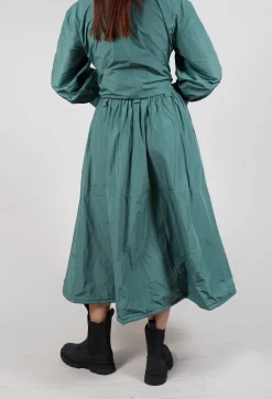 Les Filles d'Ailleurs Skirts^Belted Full Skirt in Sage Green