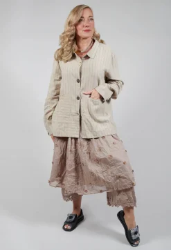 Ewa I Walla Skirts^Bernic Skirt in Pearl Grey