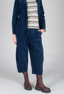 Mama B Trousers^Bianco L Trousers in Blu