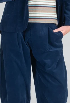 Mama B Trousers^Bianco L Trousers in Blu