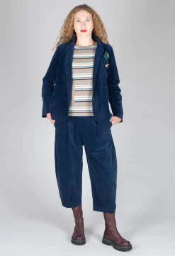 Mama B Trousers^Bianco L Trousers in Blu
