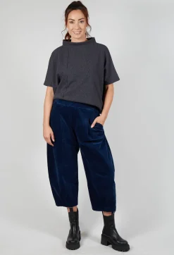Mama B Trousers^Bianco L Trousers in Blu