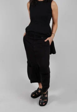 Pluslavie Trousers^Big Pocket Trousers in Black