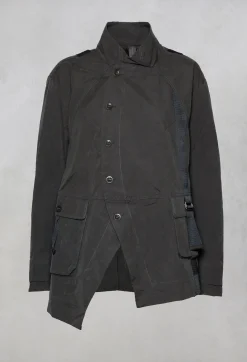 Jayko Jackets^Biham Military Style Jacket in Unique Grey