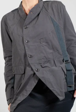 Jayko Jackets^Biham Military Style Jacket in Unique Grey