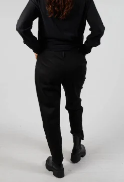 Umit Unal Jeans^Black  Jeans with Front Seams