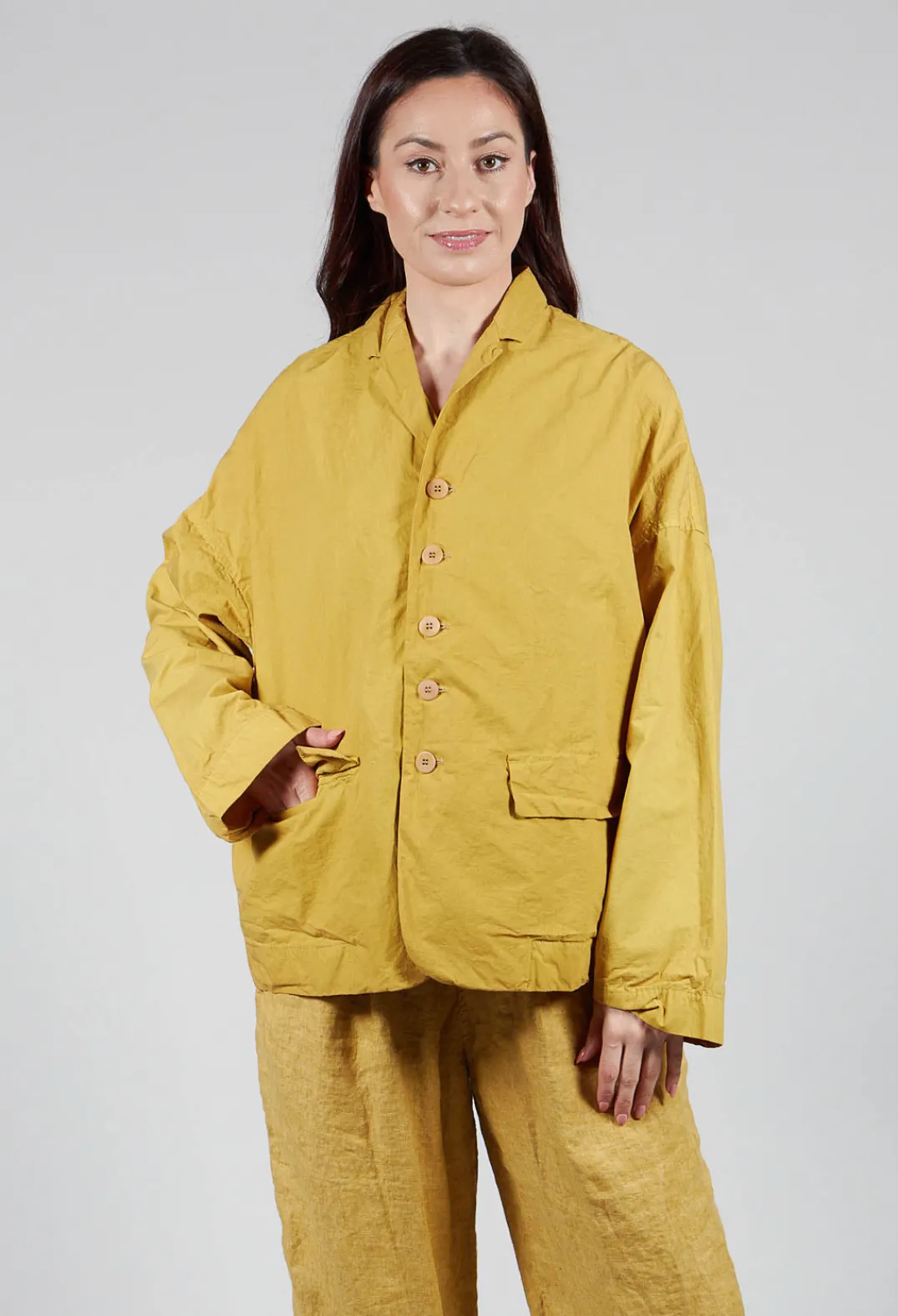 Album Di Famiglia Jackets^Blazer CC in Sun Yellow