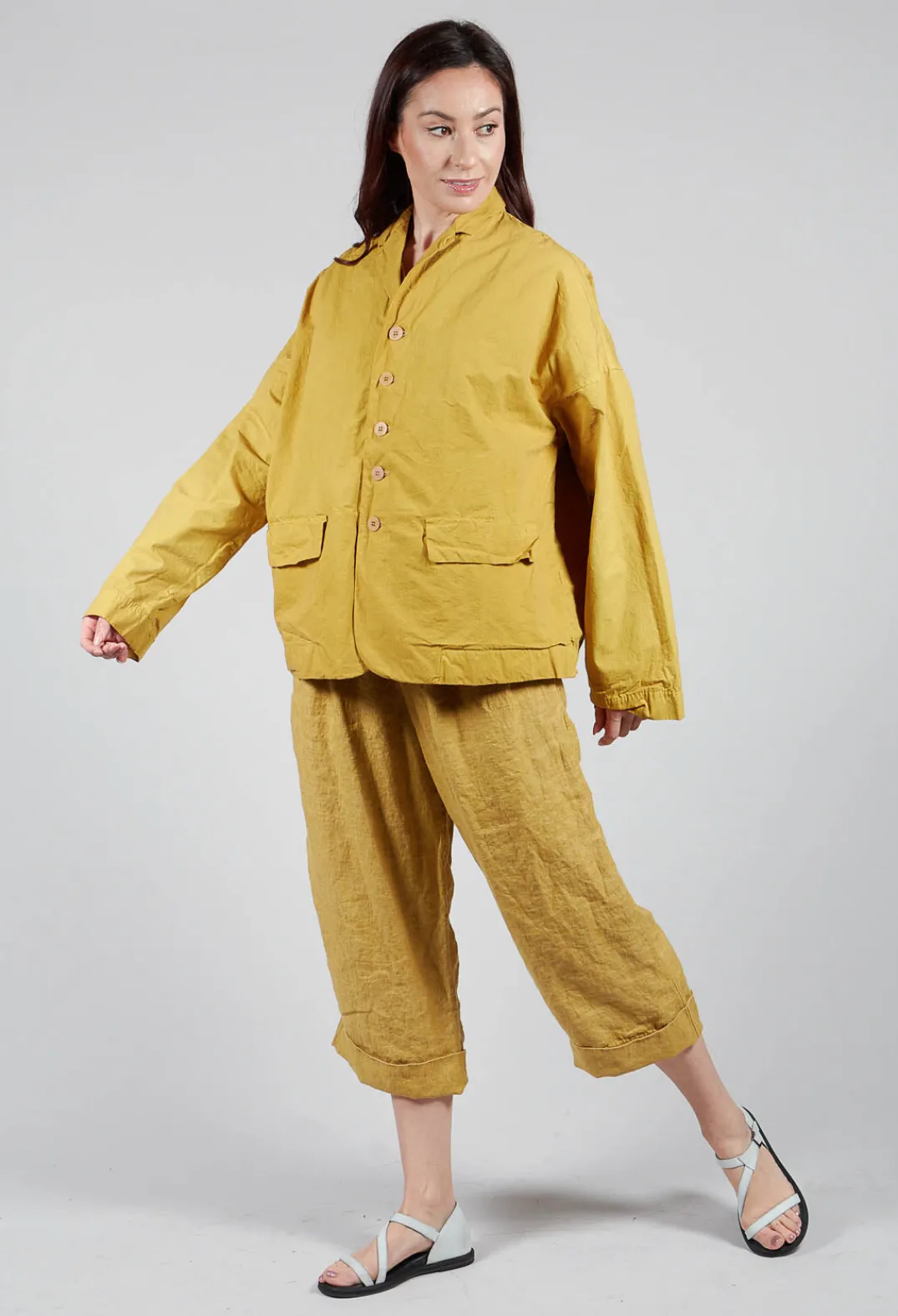 Album Di Famiglia Jackets^Blazer CC in Sun Yellow