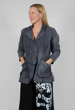 Bread and Butter Jackets^Bleach Washed Jacket in Grey
