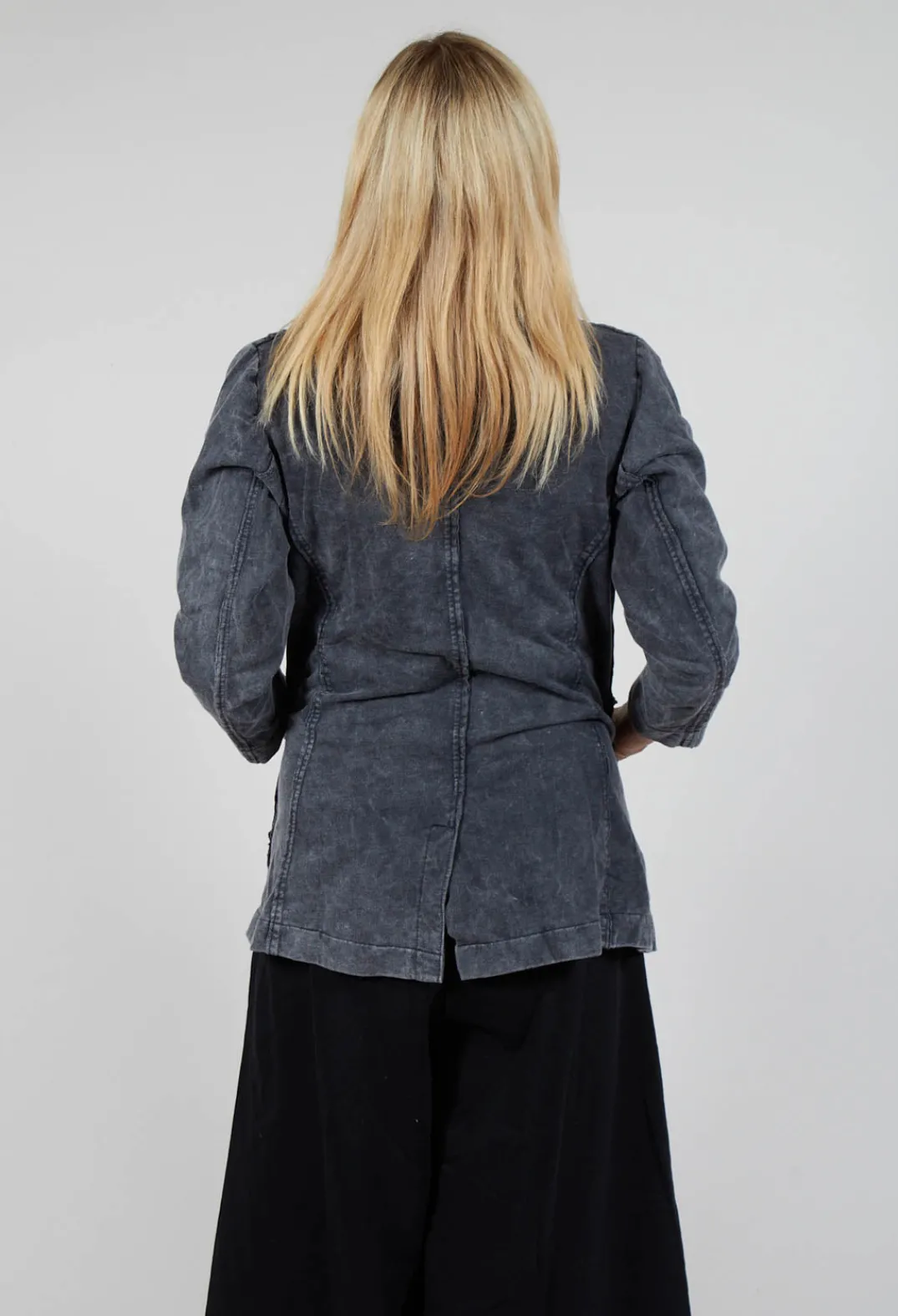 Bread and Butter Jackets^Bleach Washed Jacket in Grey