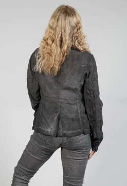 Rundholz Mainline Jackets^Bleached Jacket in Coal Cloud