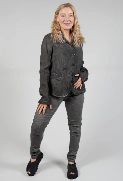 Rundholz Mainline Jackets^Bleached Jacket in Coal Cloud