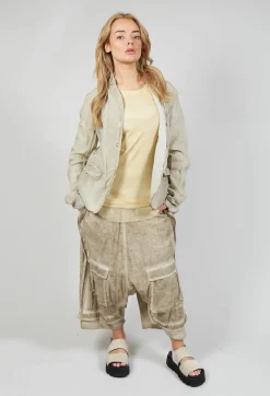 Rundholz Mainline Jackets^Bleached Jacket in Straw Cloud