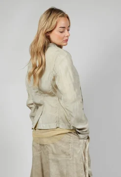 Rundholz Mainline Jackets^Bleached Jacket in Straw Cloud