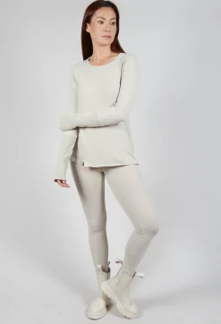 Rundholz Dip Leggings^Bleached Stitch Leggings in Eraser