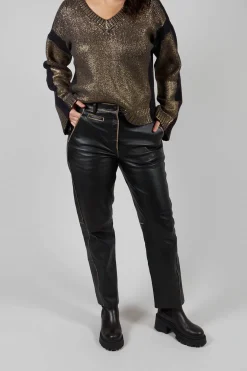 Annette Gortz Trousers^Bless Leather Pants in Black