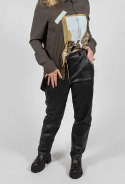 Annette Gortz Trousers^Bless Leather Pants in Black